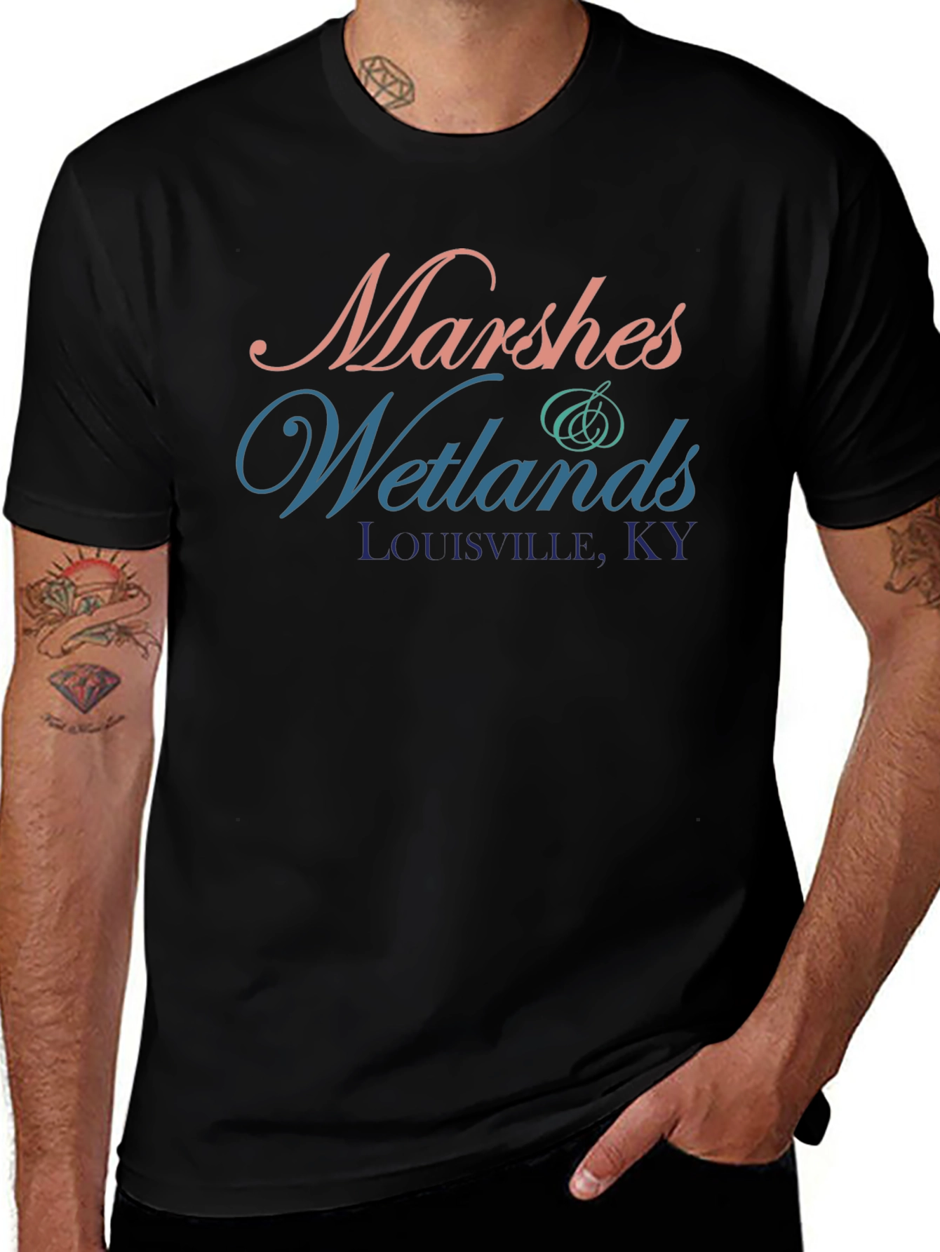 Marshes Wetlands Louisville KY Graphic T-Shirt