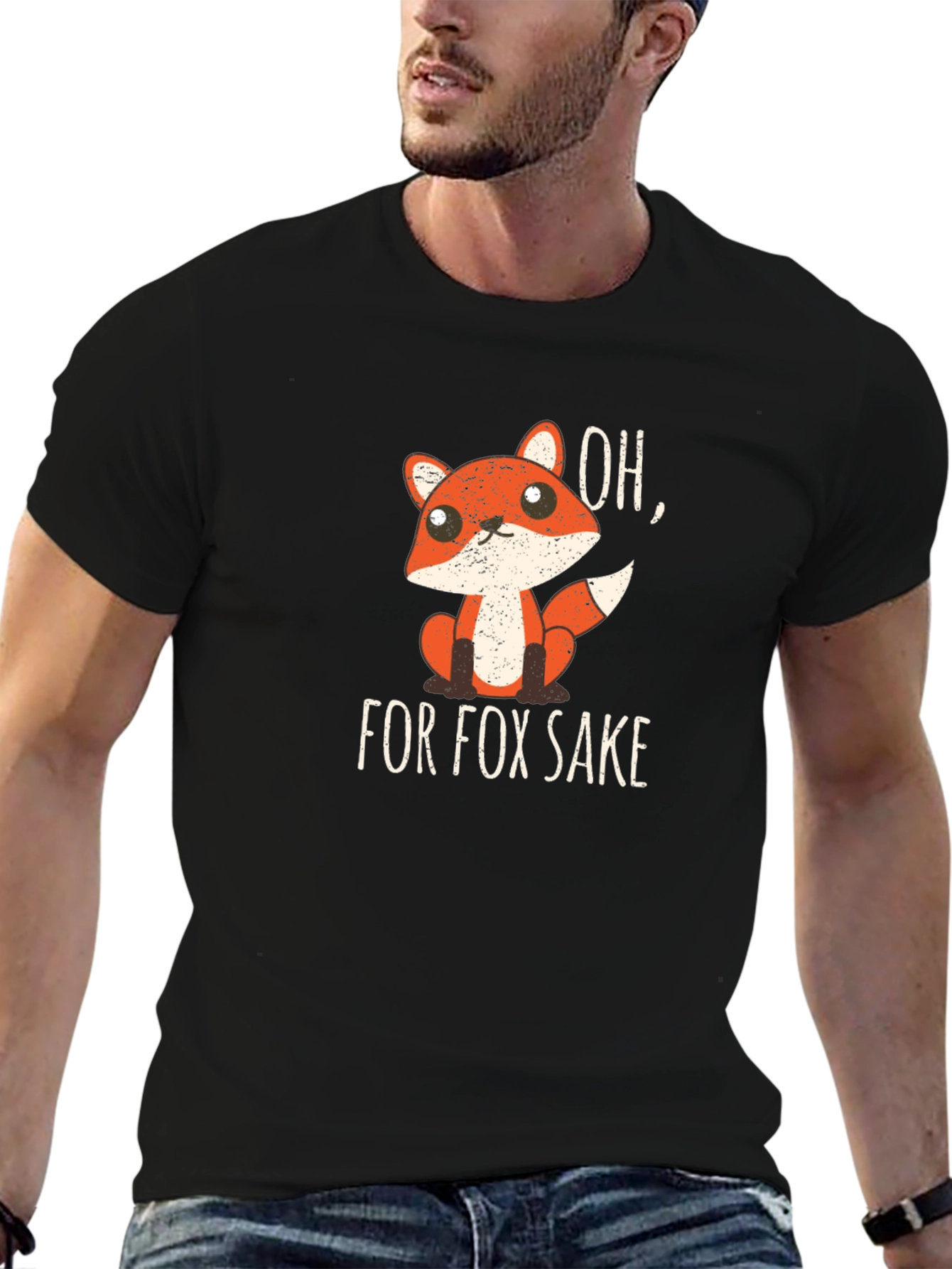 Funny Fox Sake T-Shirt - Soft Cotton Tee