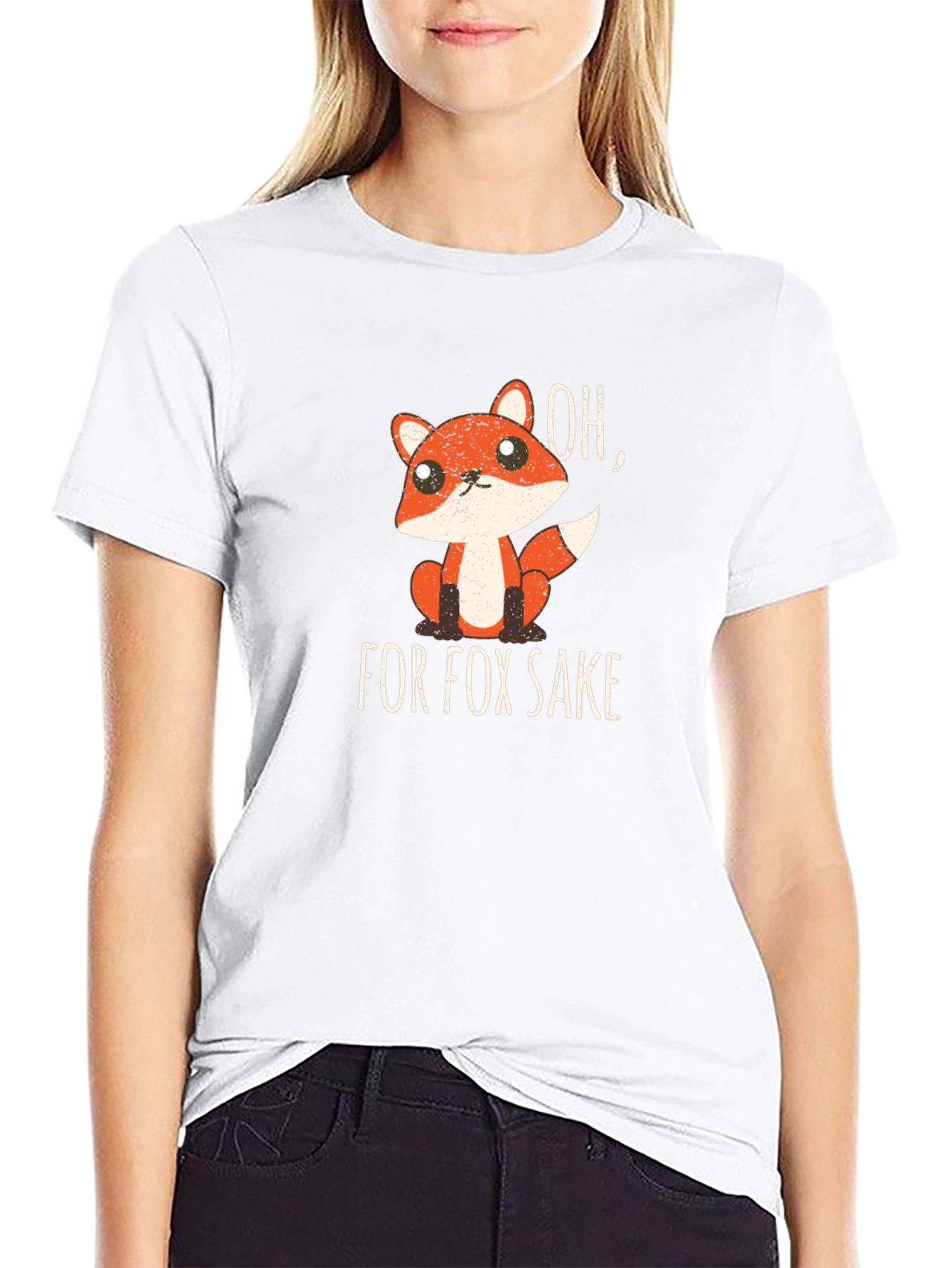 Funny Fox Sake T-Shirt - Soft Cotton Tee