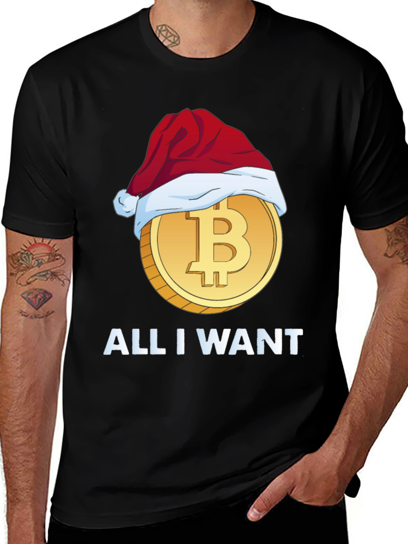 Bitcoin Christmas All I Want T-Shirt