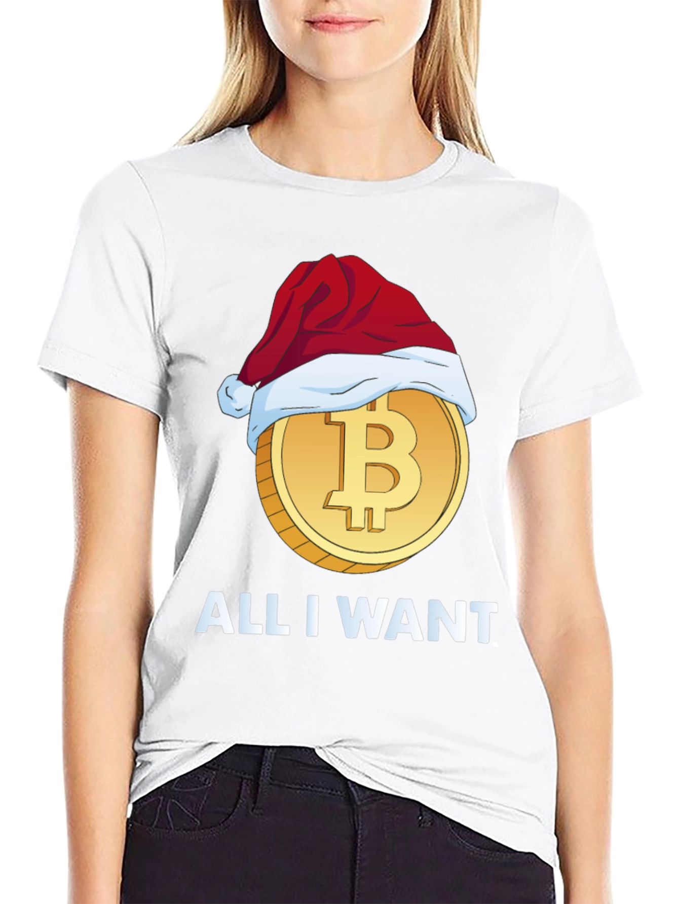 Bitcoin Christmas All I Want T-Shirt