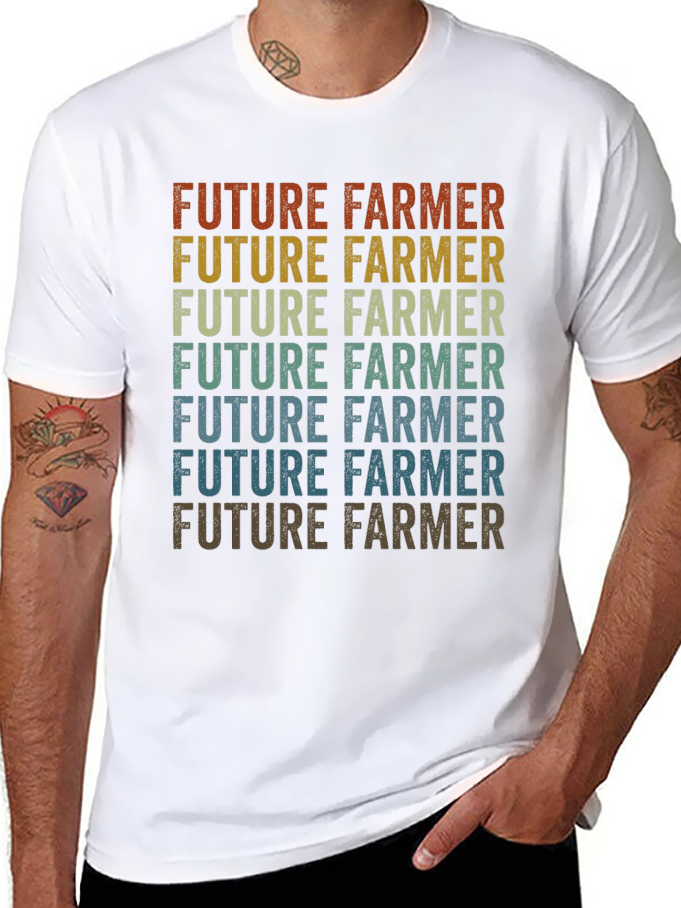 Future Farmer Retro Style Graphic Tee