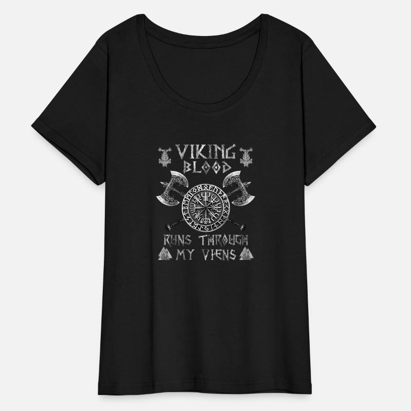 Valknut Runes Odin TShirt Vikings Germanic Myth