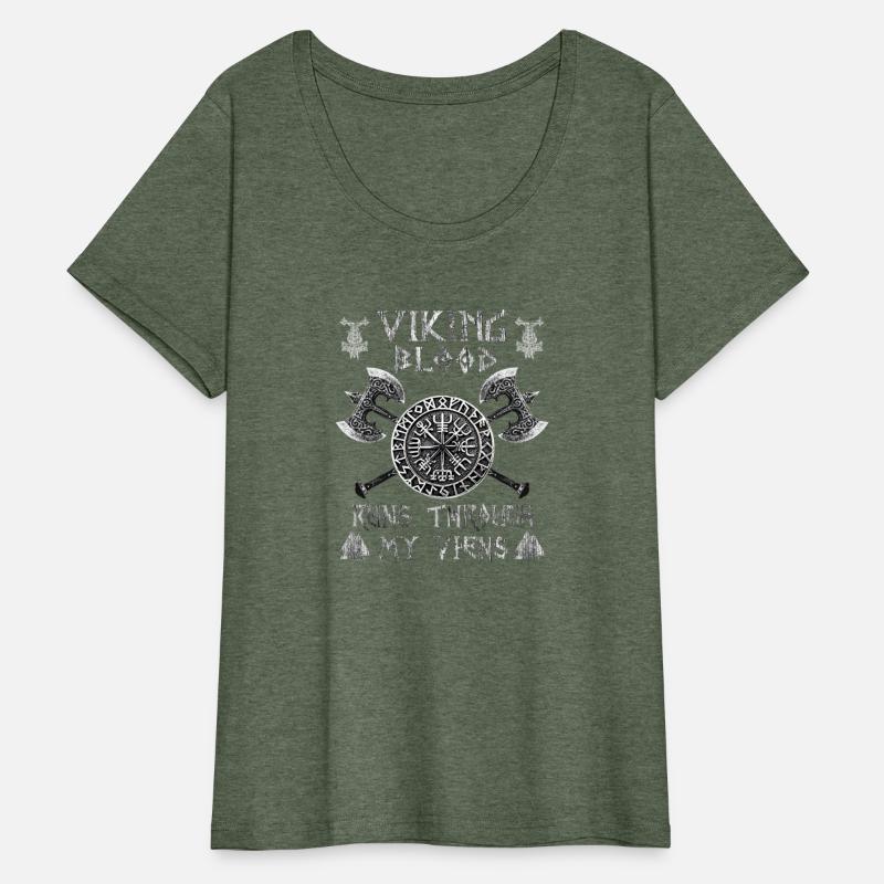 Valknut Runes Odin TShirt Vikings Germanic Myth