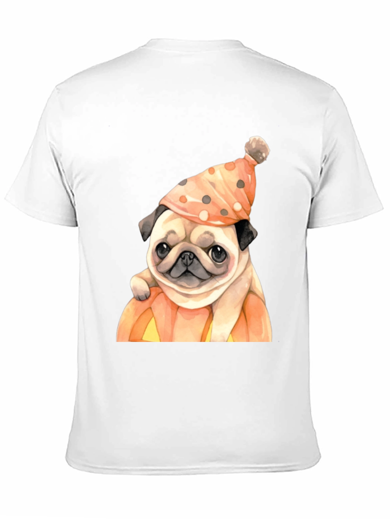 Pug in Pumpkin Halloween T-Shirt