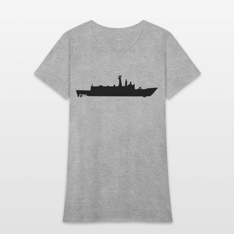 Vector Navy warship Silhouette