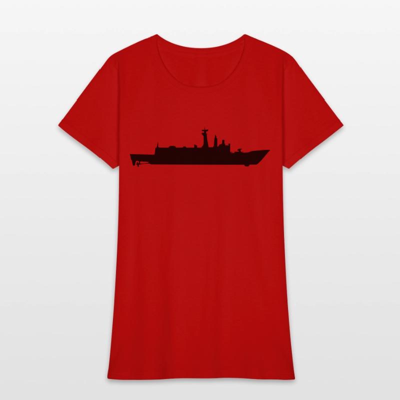 Vector Navy warship Silhouette