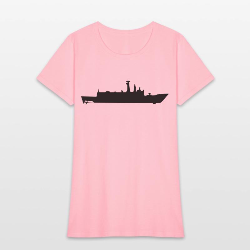 Vector Navy warship Silhouette
