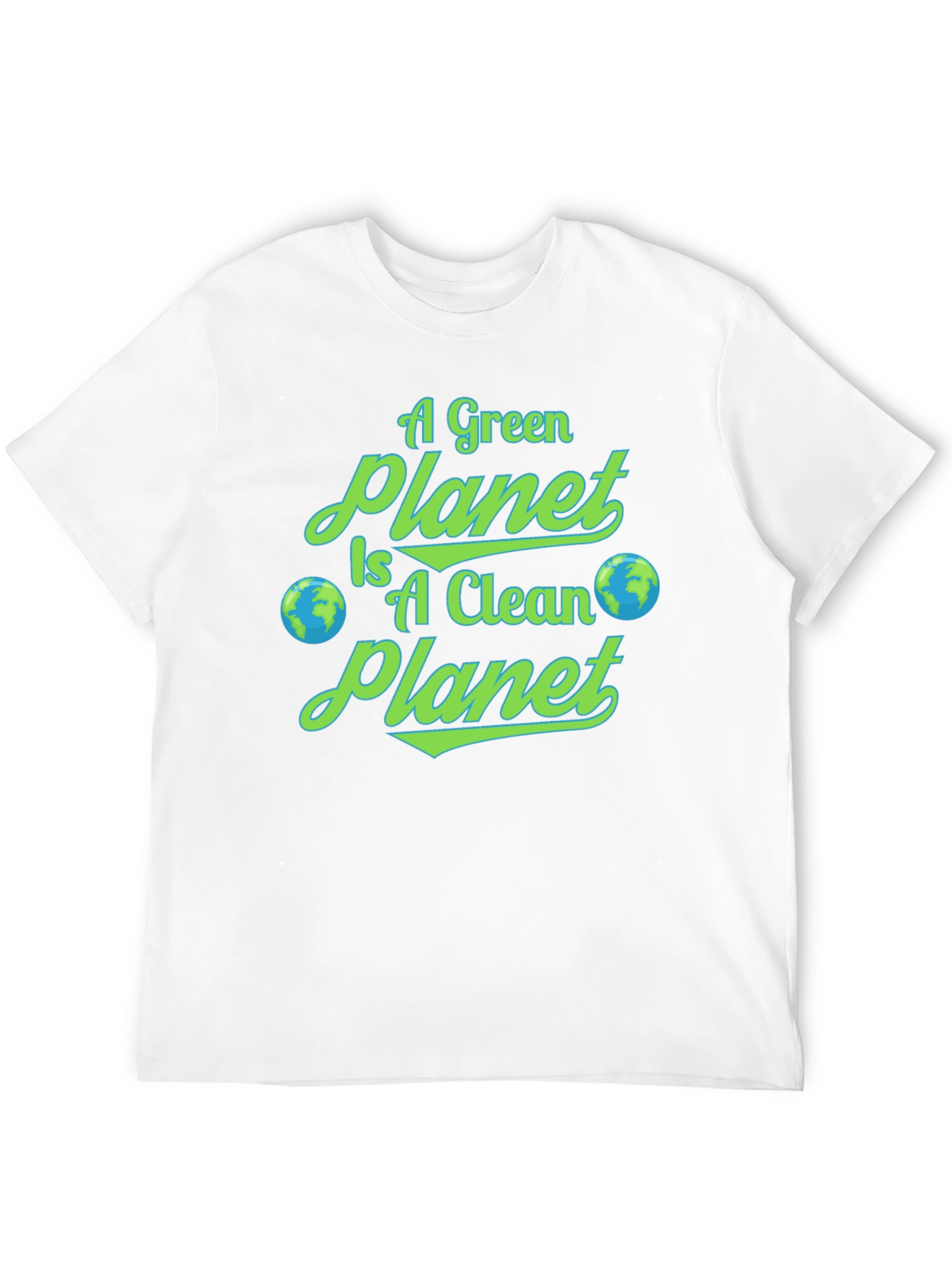Eco-Friendly Graphic Tee - A Green Planet