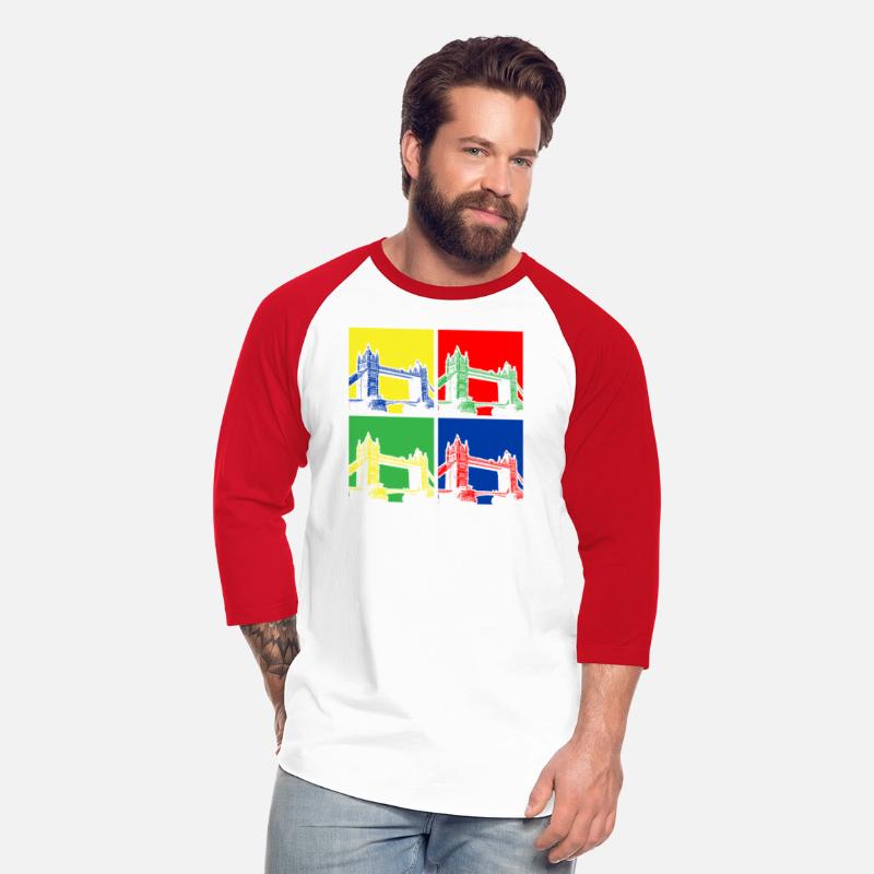 Vibrant London Bridge Pop Art Quadrants