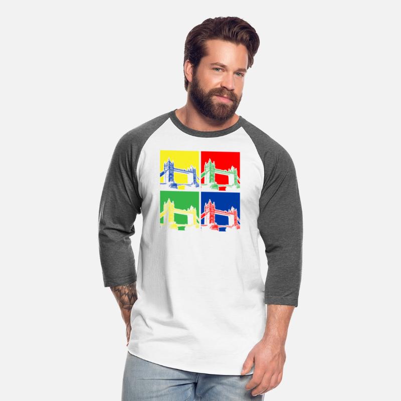 Vibrant London Bridge Pop Art Quadrants