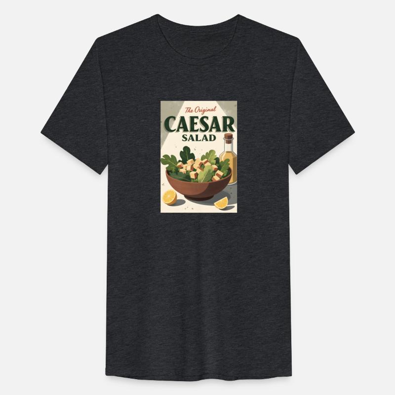 Vintage Caesar Salad Poster – Retro Kitchen Art