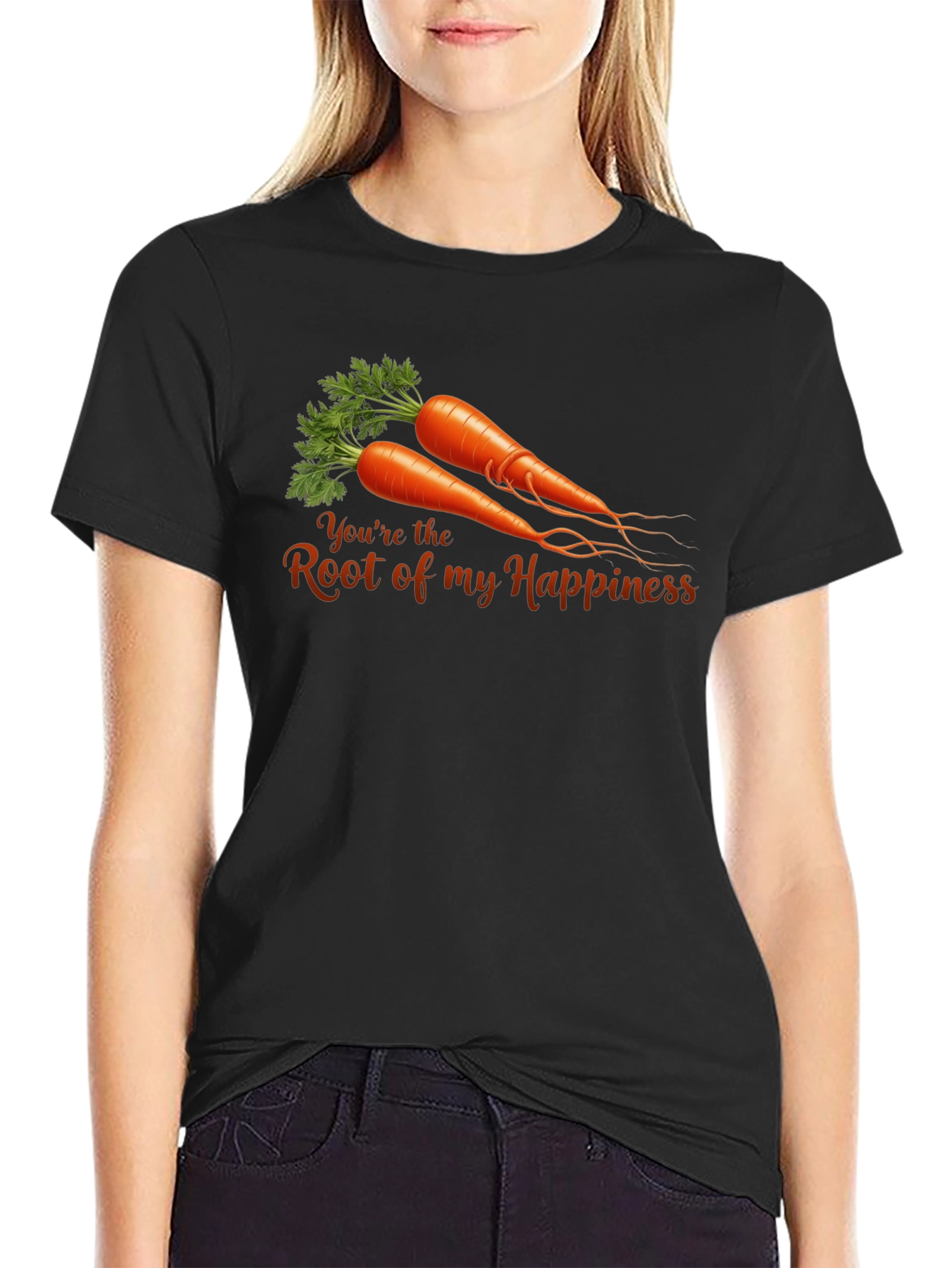 Root of My Happiness Carrot T-Shirt