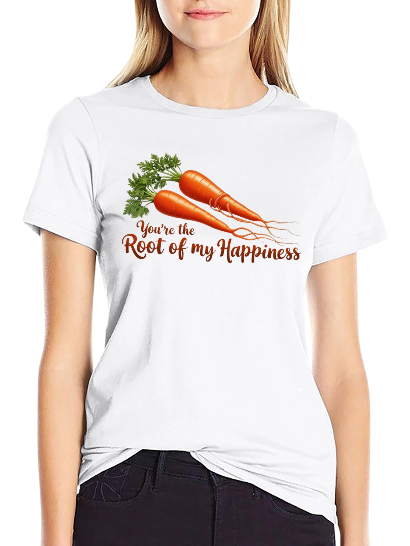 Root of My Happiness Carrot T-Shirt