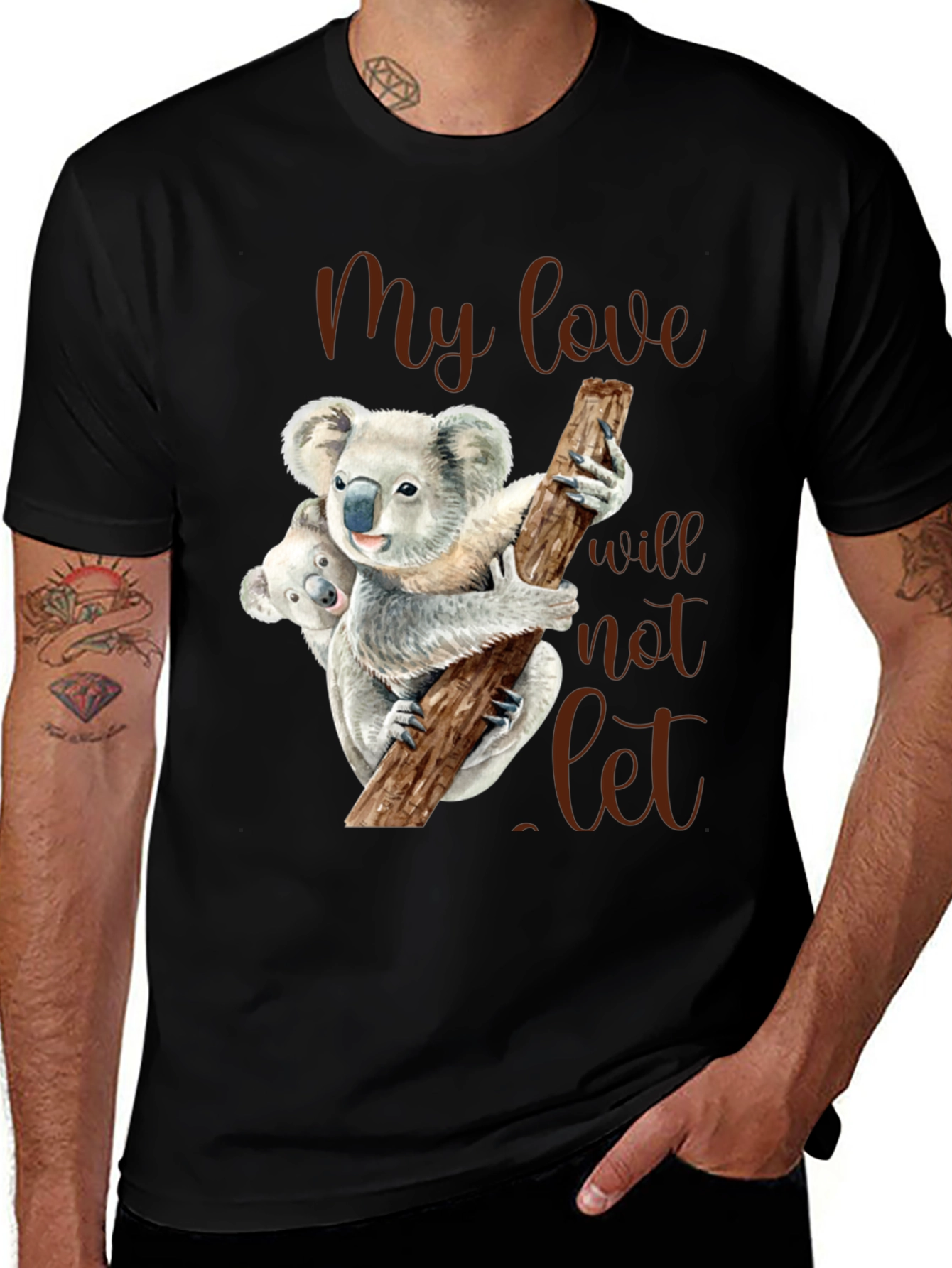 Koala Love Graphic T-Shirt - Unisex Comfort