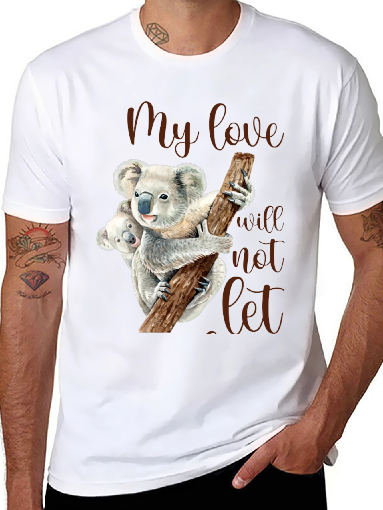 Koala Love Graphic T-Shirt - Unisex Comfort
