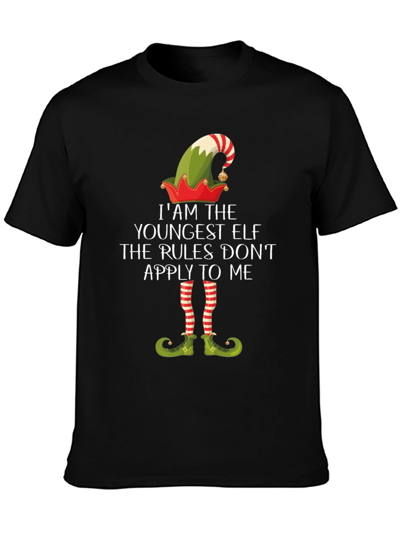 Youngest Elf T-Shirt - Christmas Holiday Tee