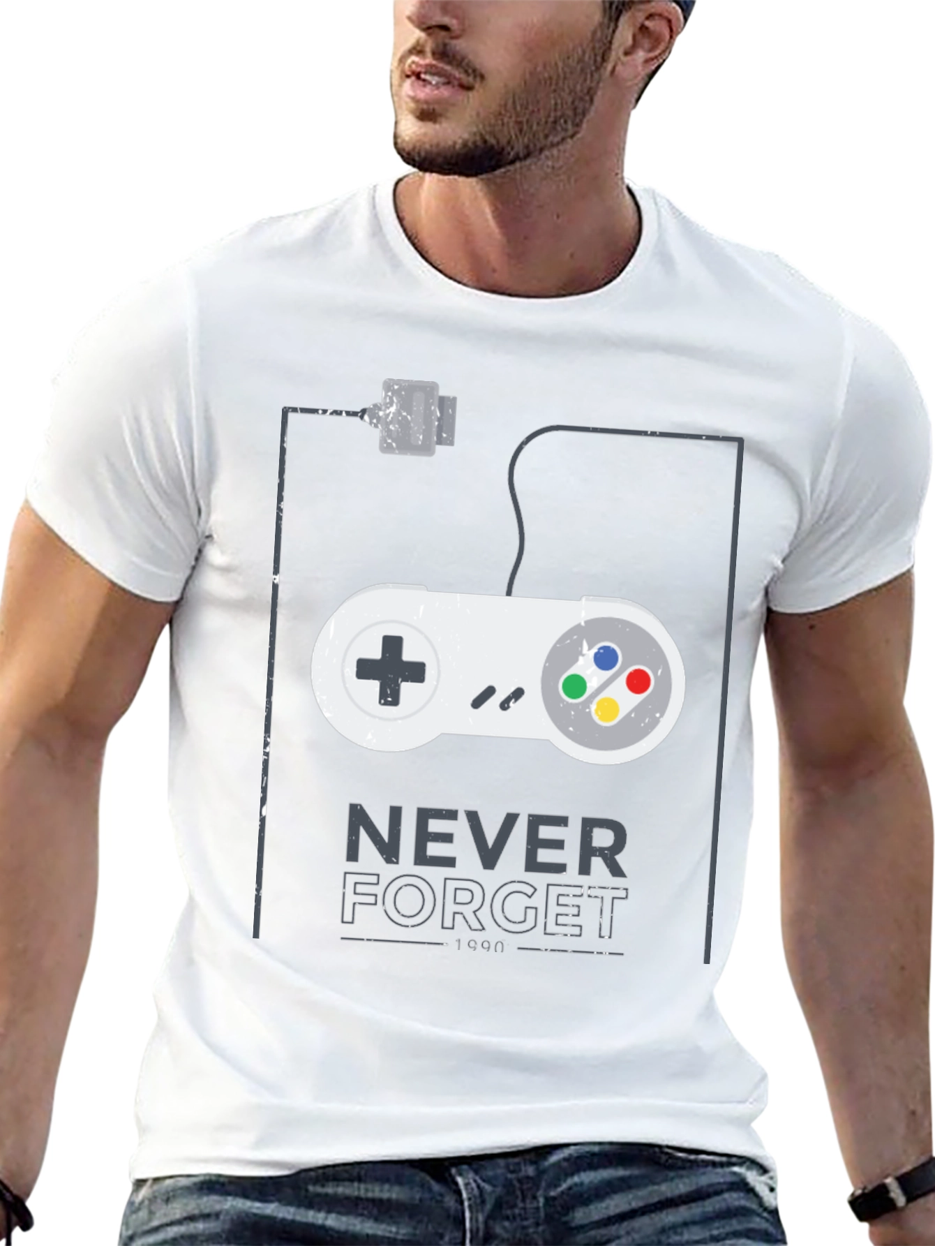 Retro Gaming Tee - Never Forget