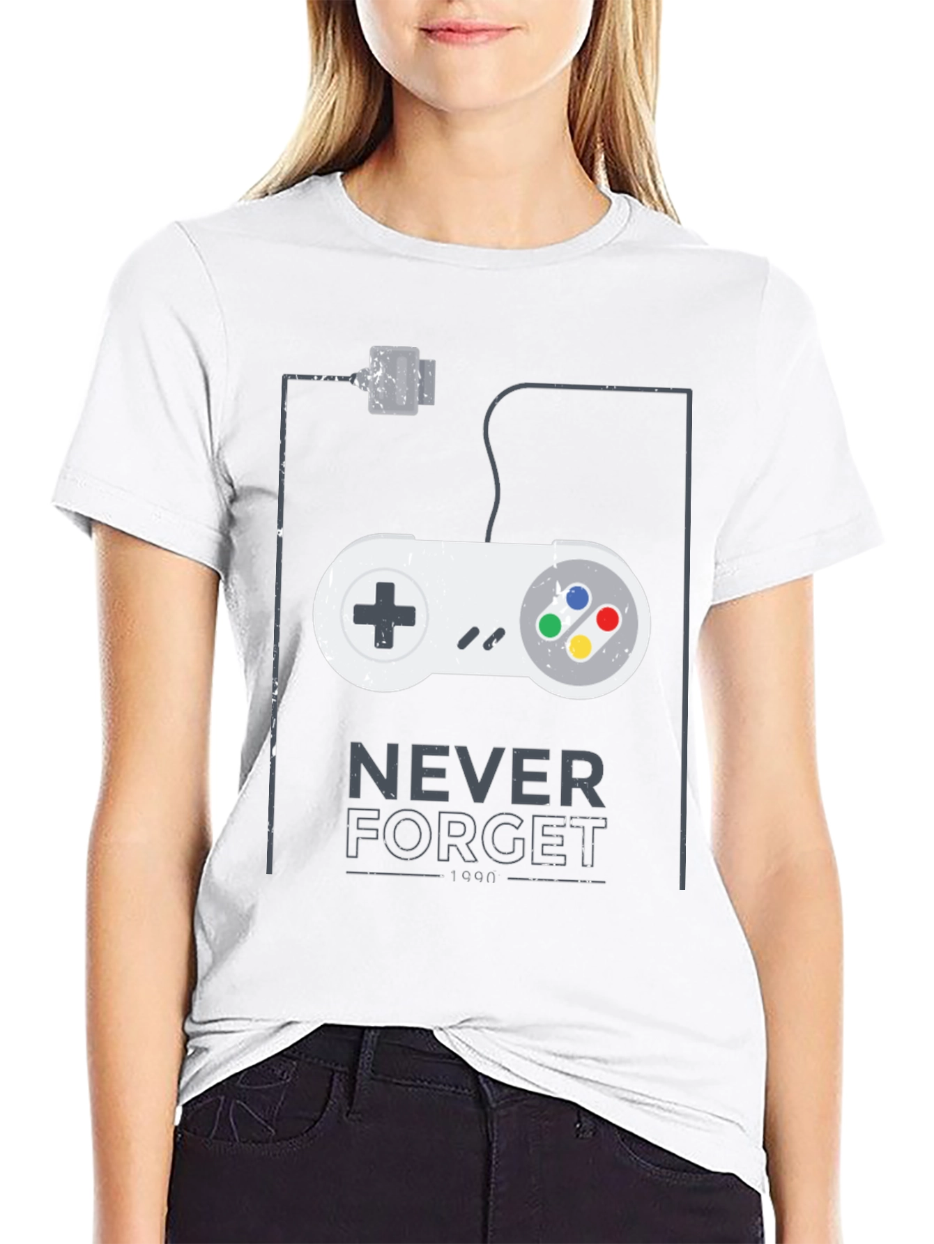 Retro Gaming Tee - Never Forget
