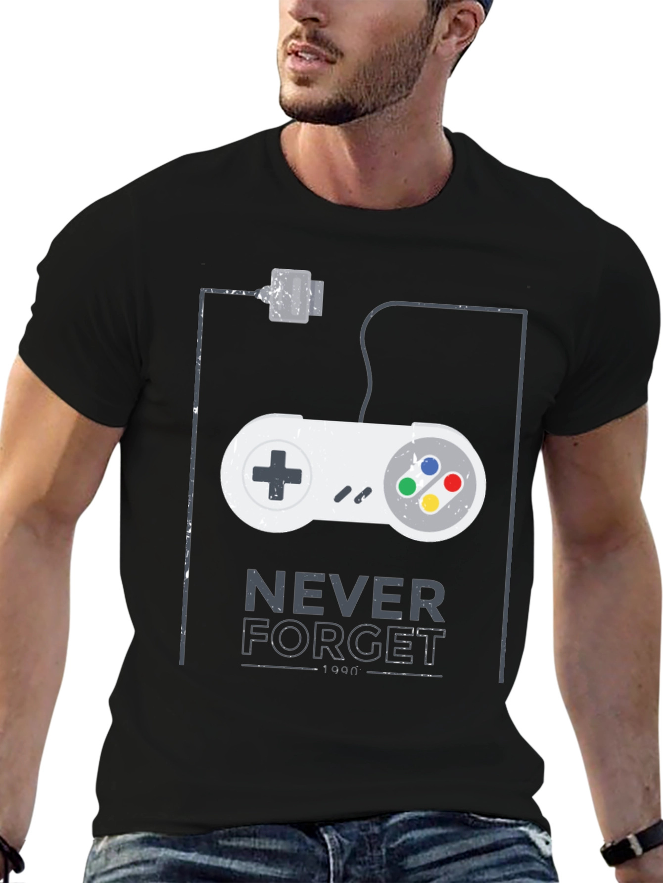 Retro Gaming Tee - Never Forget