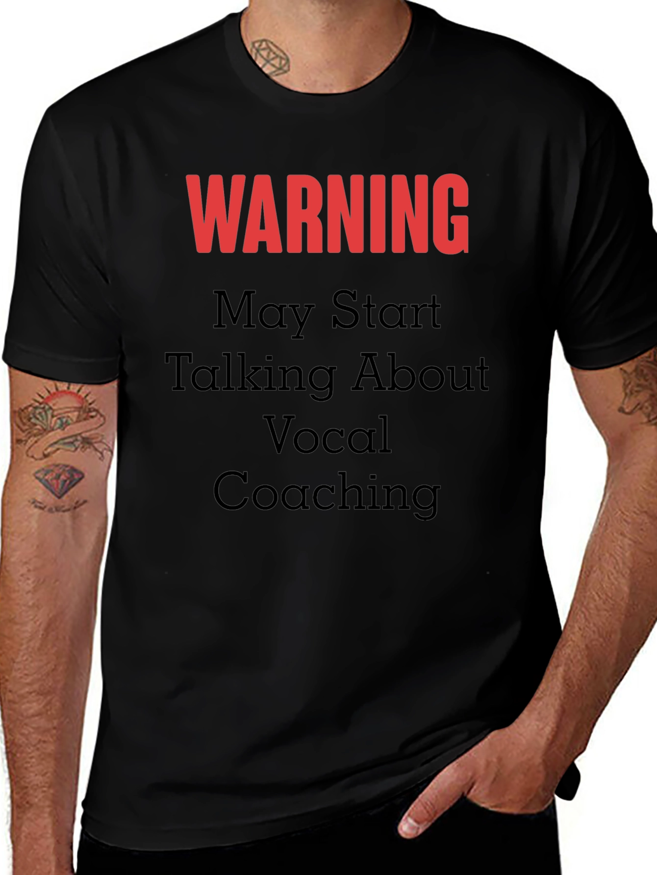 Warning Vocal Coaching T-Shirt
