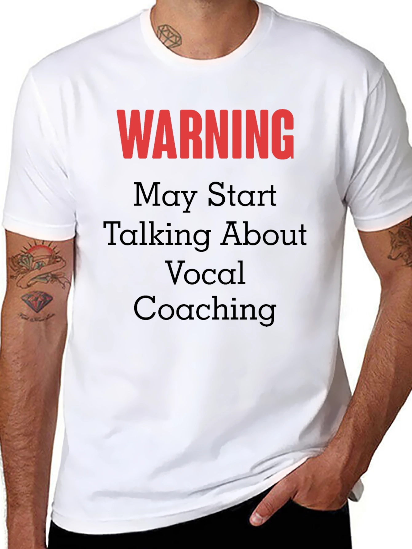 Warning Vocal Coaching T-Shirt