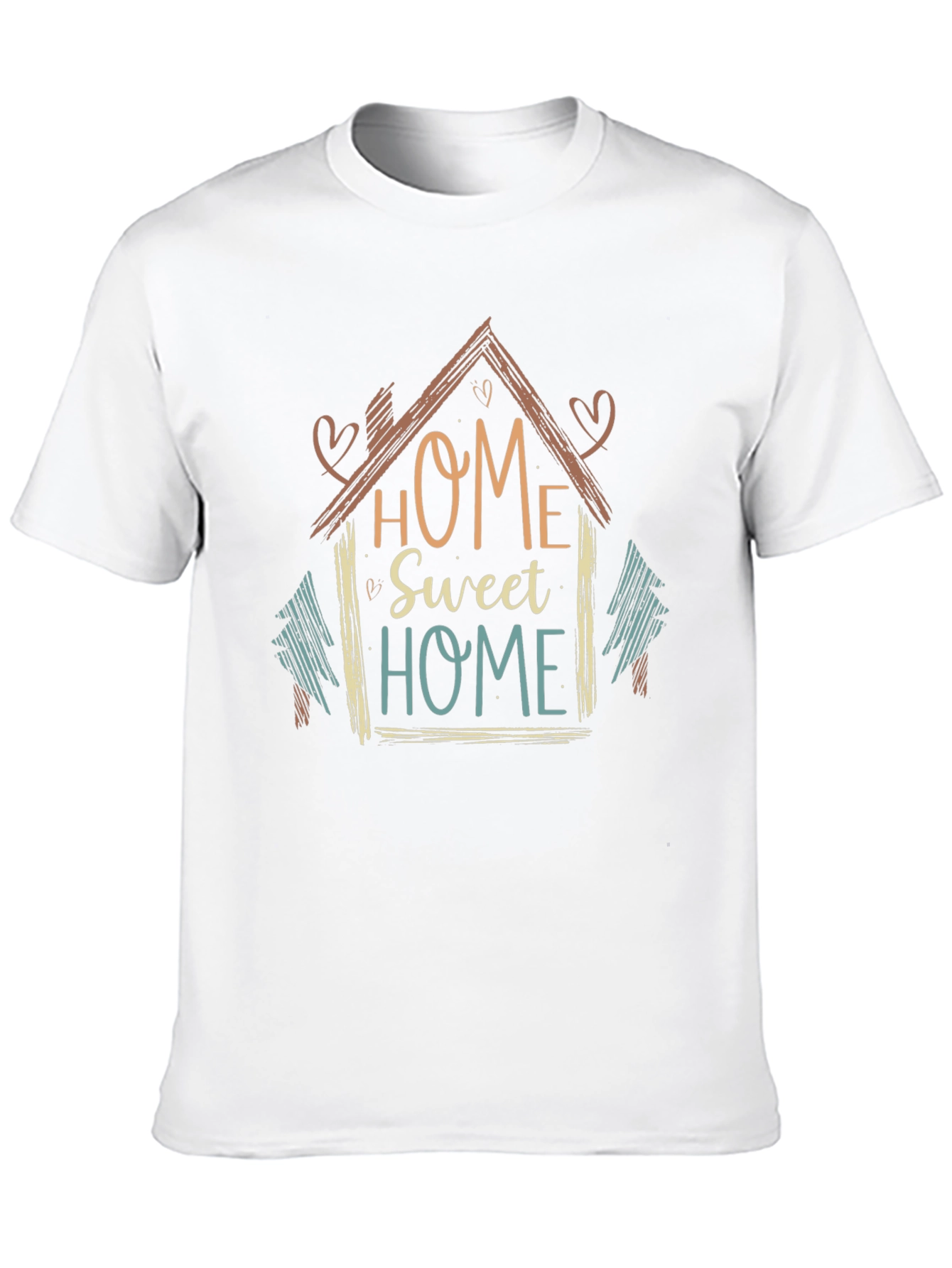 Home Sweet Home Graphic T-Shirt - Trendy Casual Wear