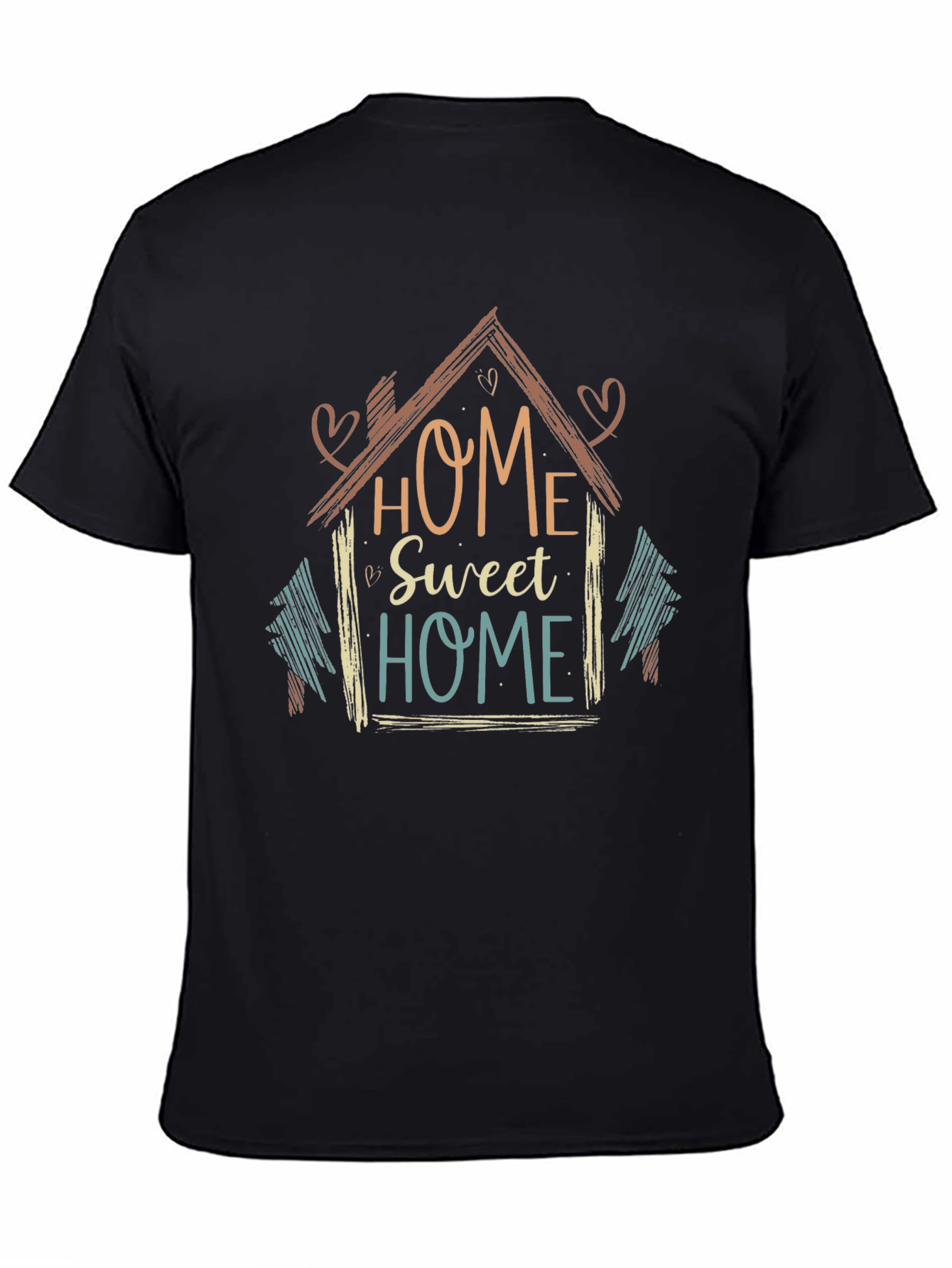 Home Sweet Home Graphic T-Shirt - Trendy Casual Wear