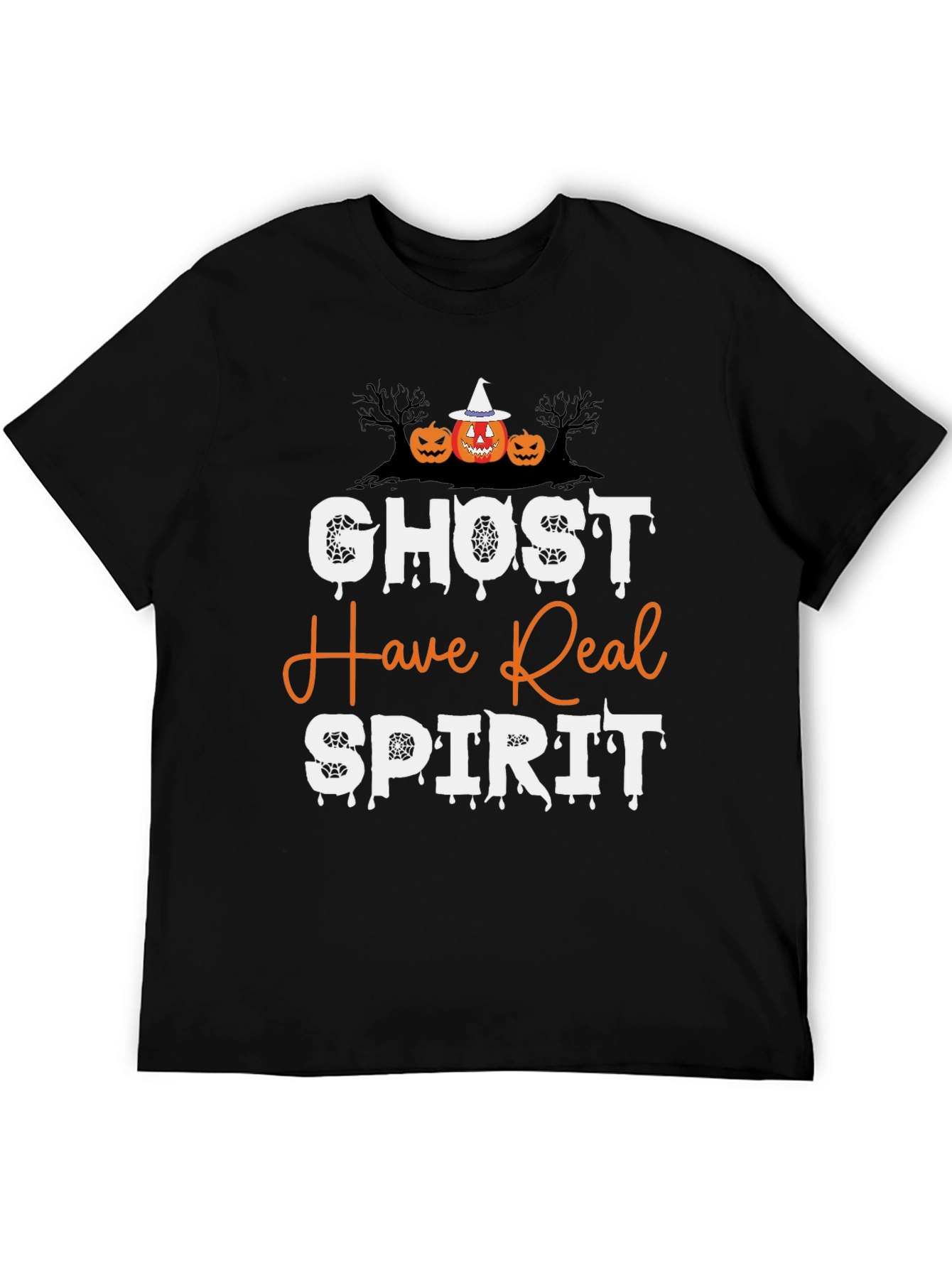 Halloween Ghost Spirit Graphic T-Shirt