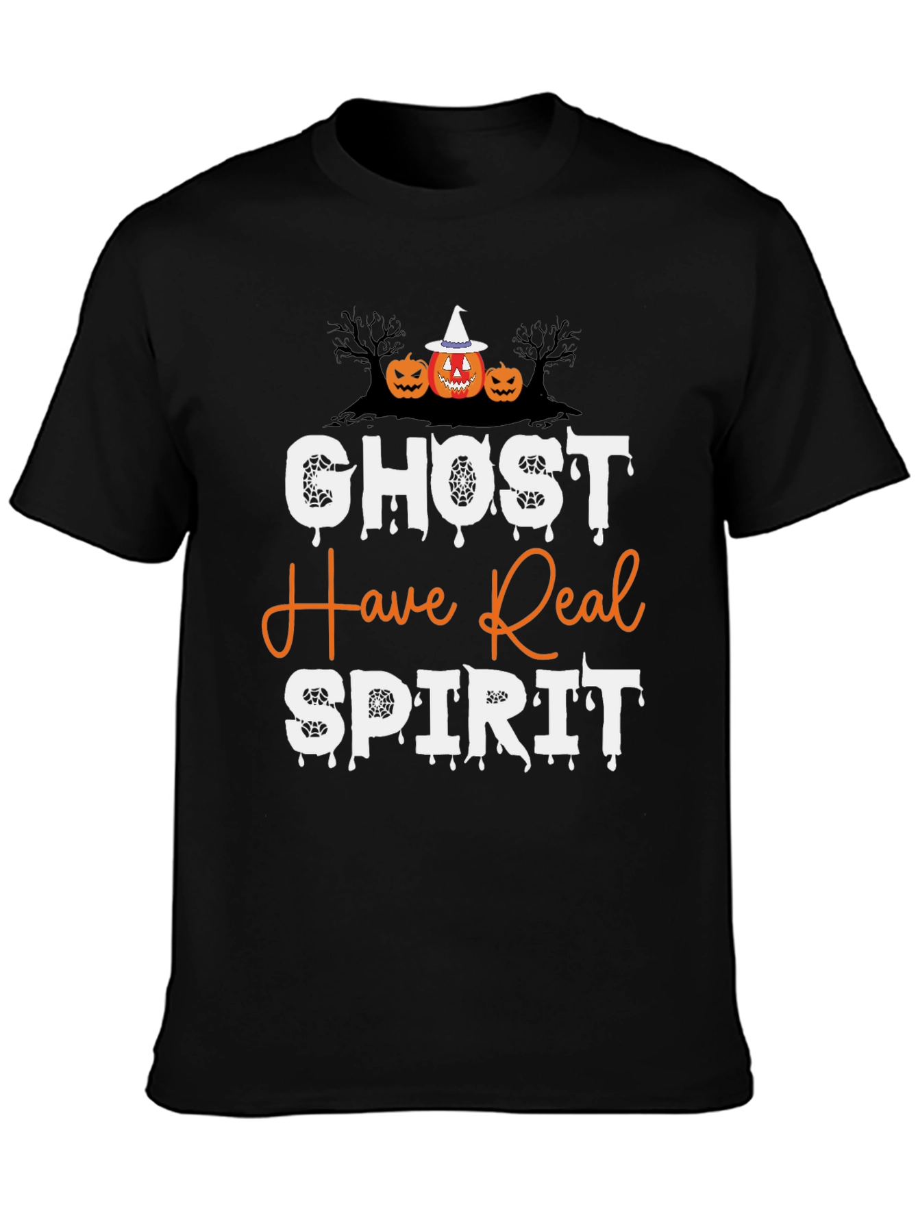 Halloween Ghost Spirit Graphic T-Shirt