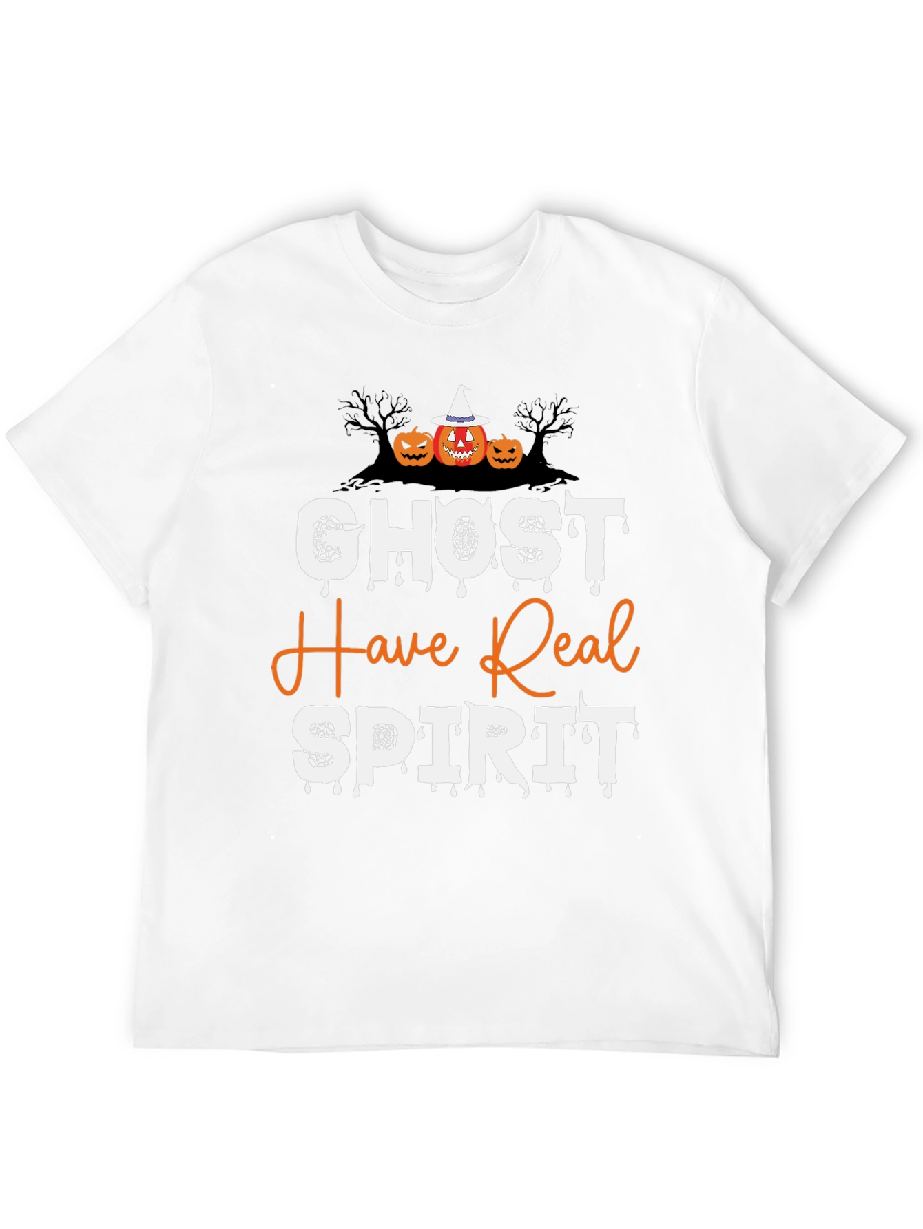 Halloween Ghost Spirit Graphic T-Shirt