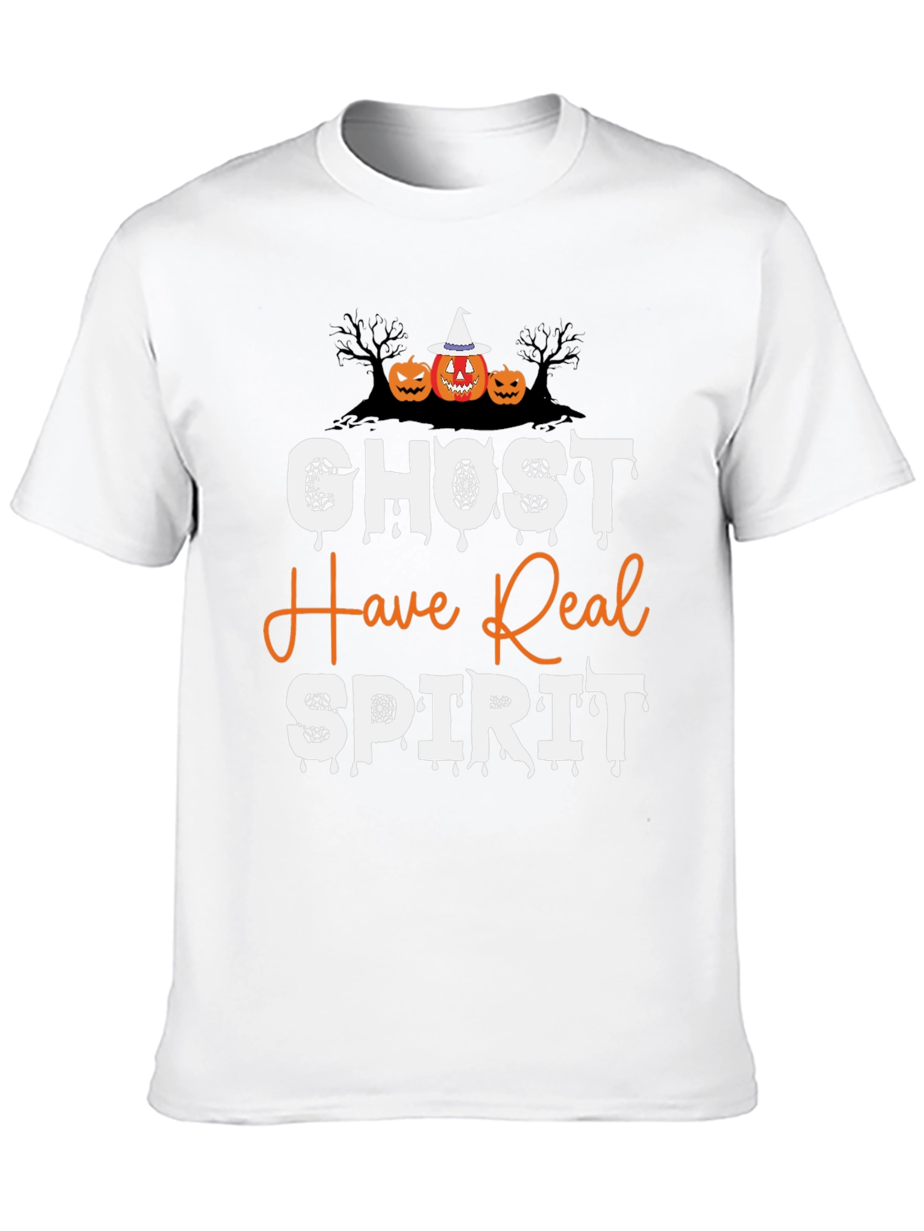 Halloween Ghost Spirit Graphic T-Shirt