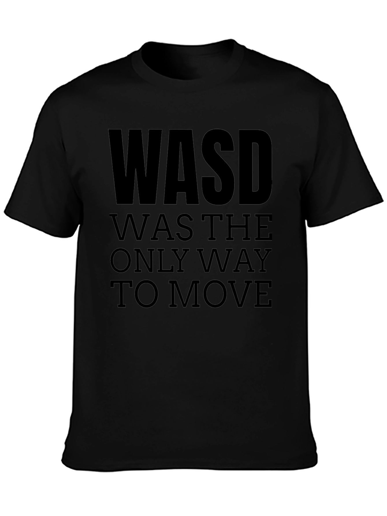 WASD Gamer T-Shirt - Retro Gaming Style
