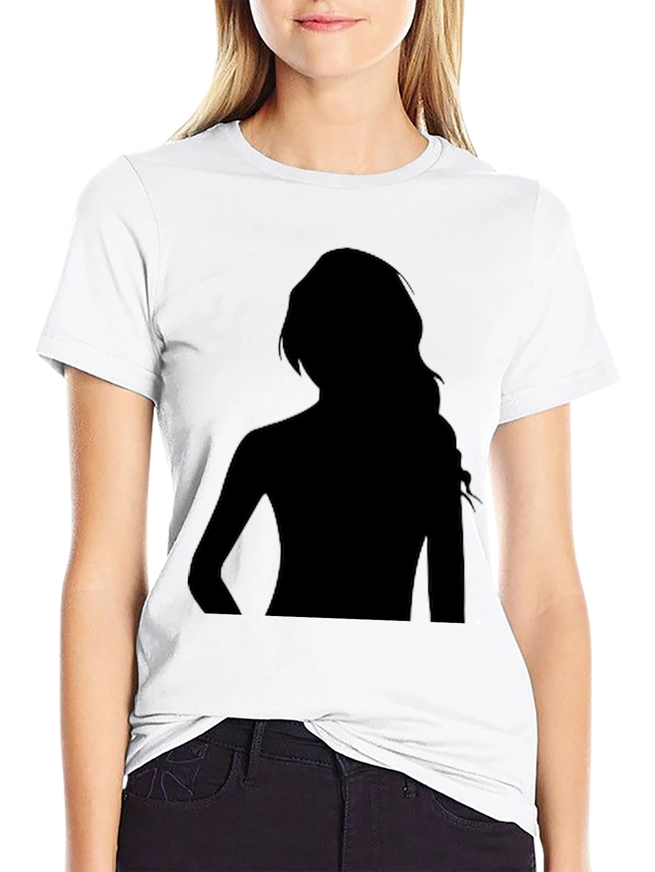 Black Silhouette Graphic Tee