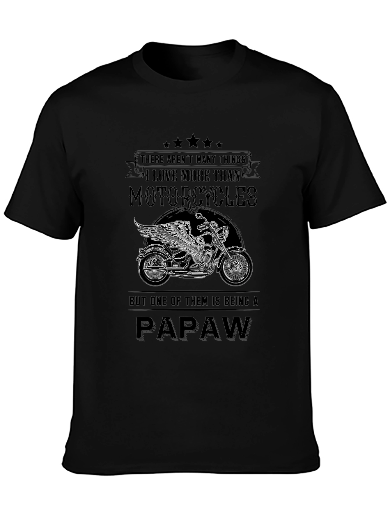 Motorcycle Papaw T-Shirt - Gift for Grandfathers