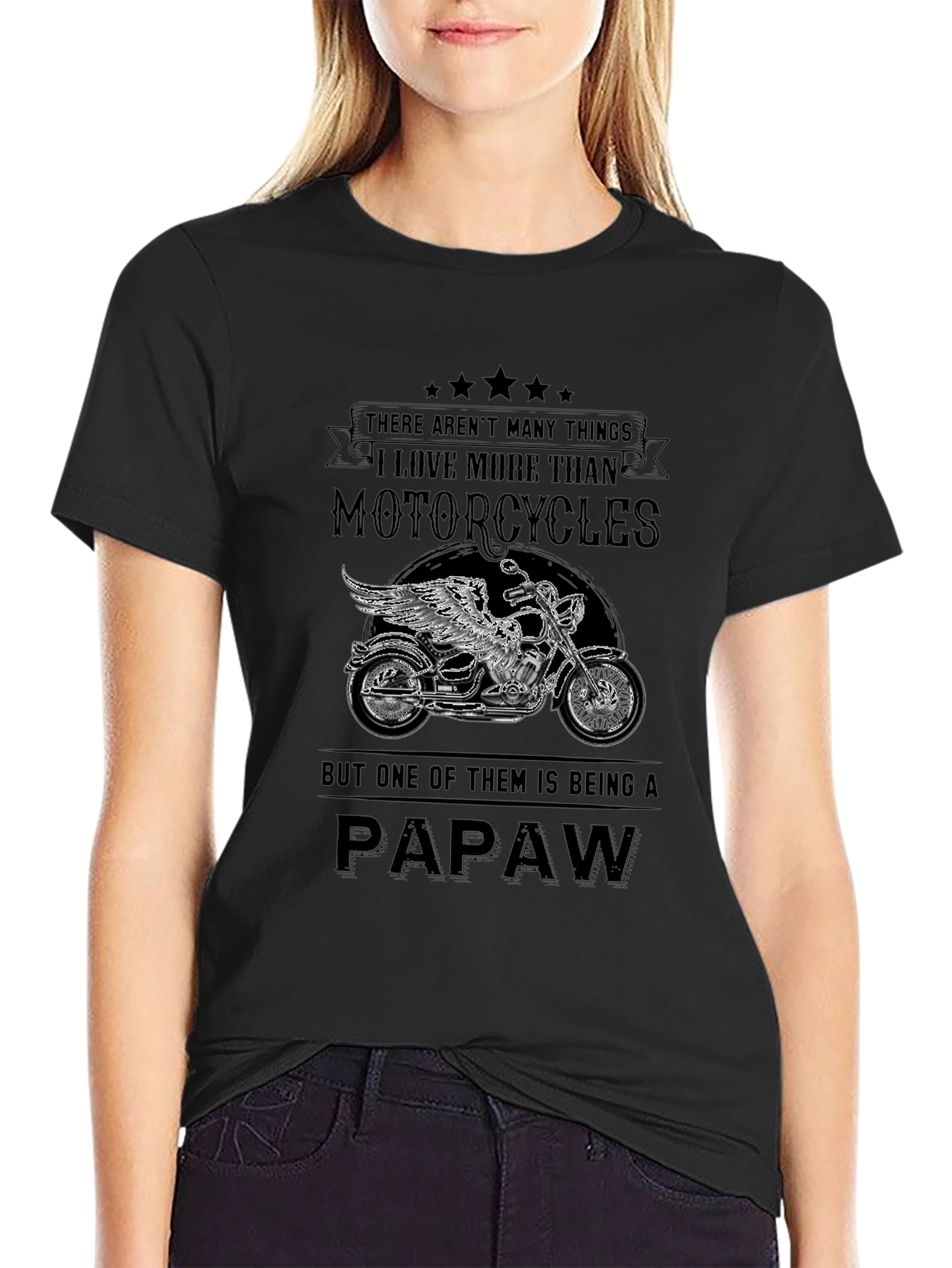 Motorcycle Papaw T-Shirt - Gift for Grandfathers