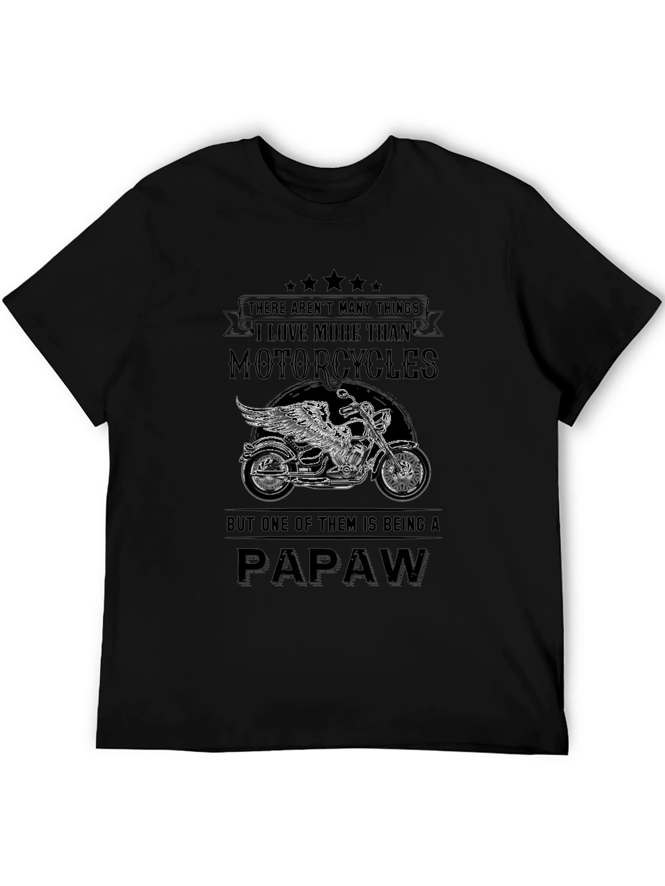 Motorcycle Papaw T-Shirt - Gift for Grandfathers