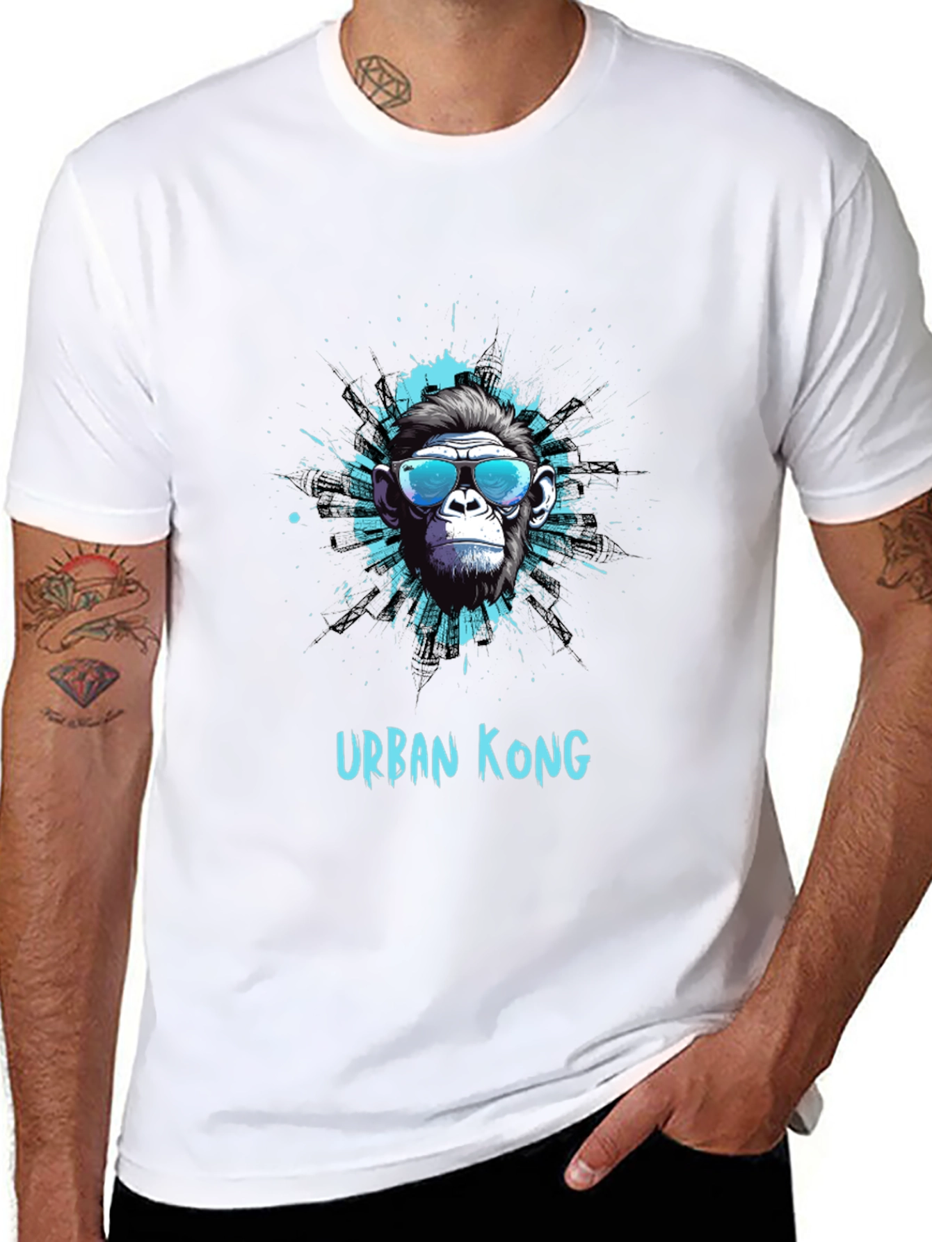 Urban Kong Graphic Tee - Cool Ape Design