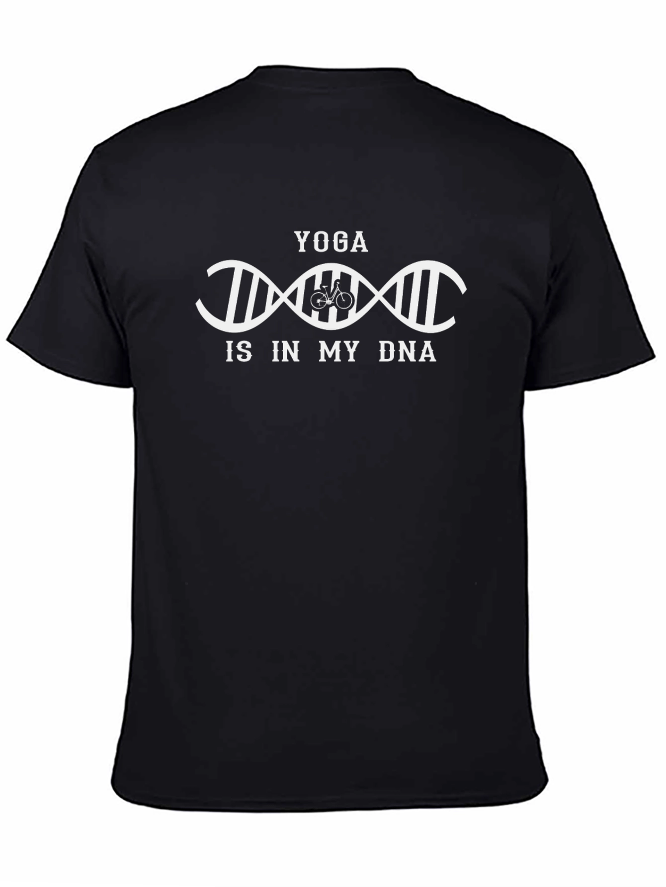 Yoga DNA T-Shirt - Black Graphic Tee