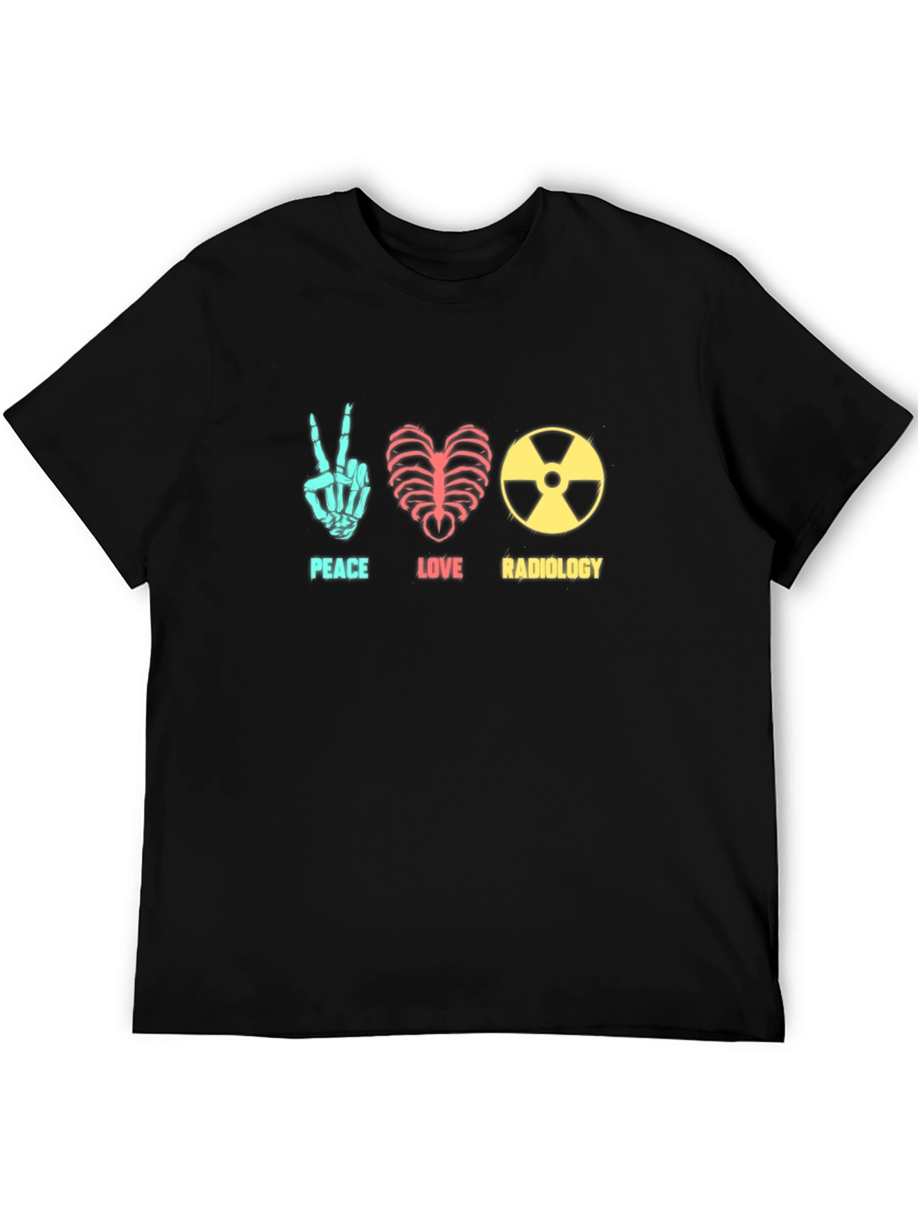 Peace Love Radiology T-Shirt - Radiologist Gift