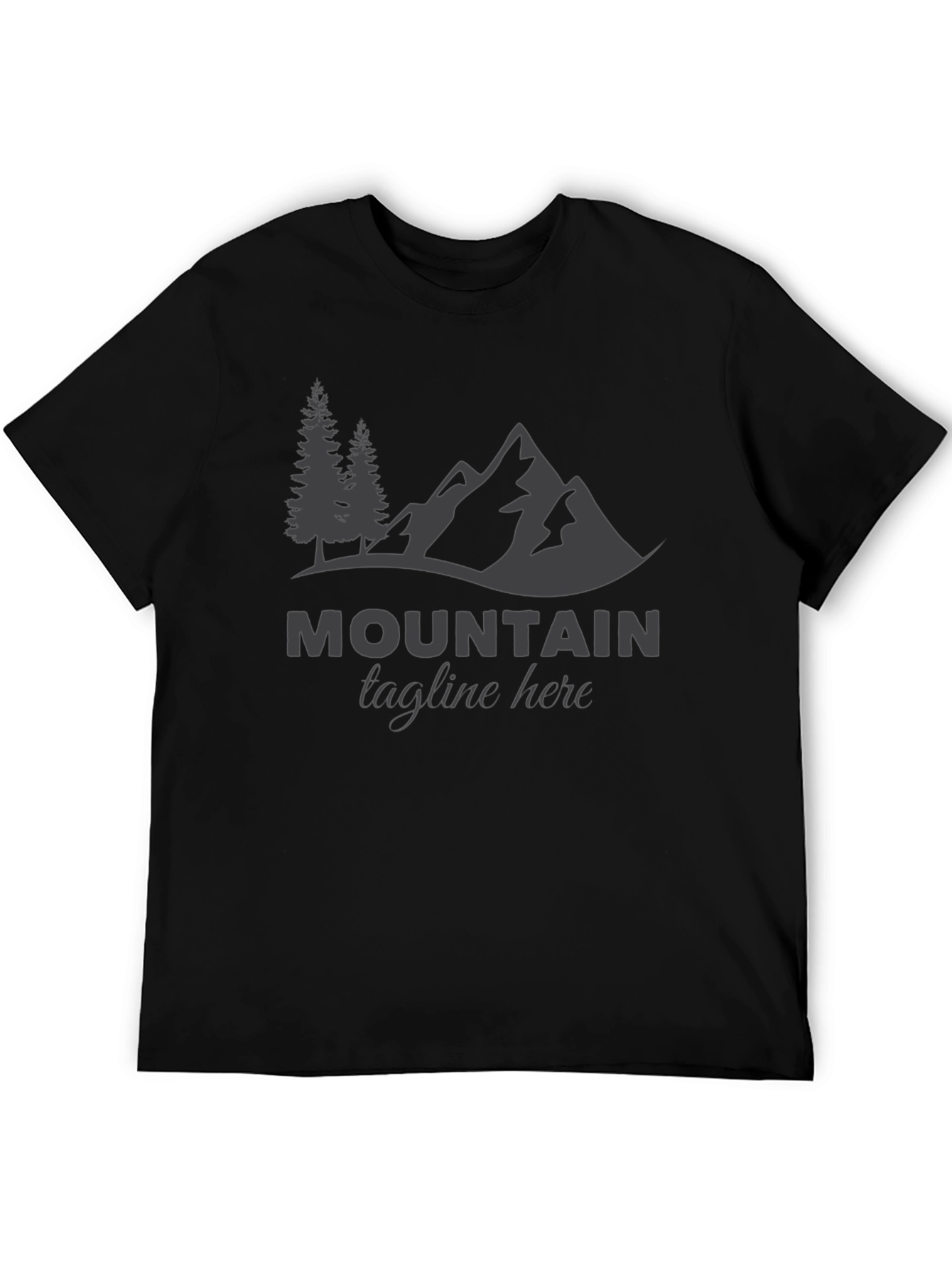 Mountain Graphic Black Tee