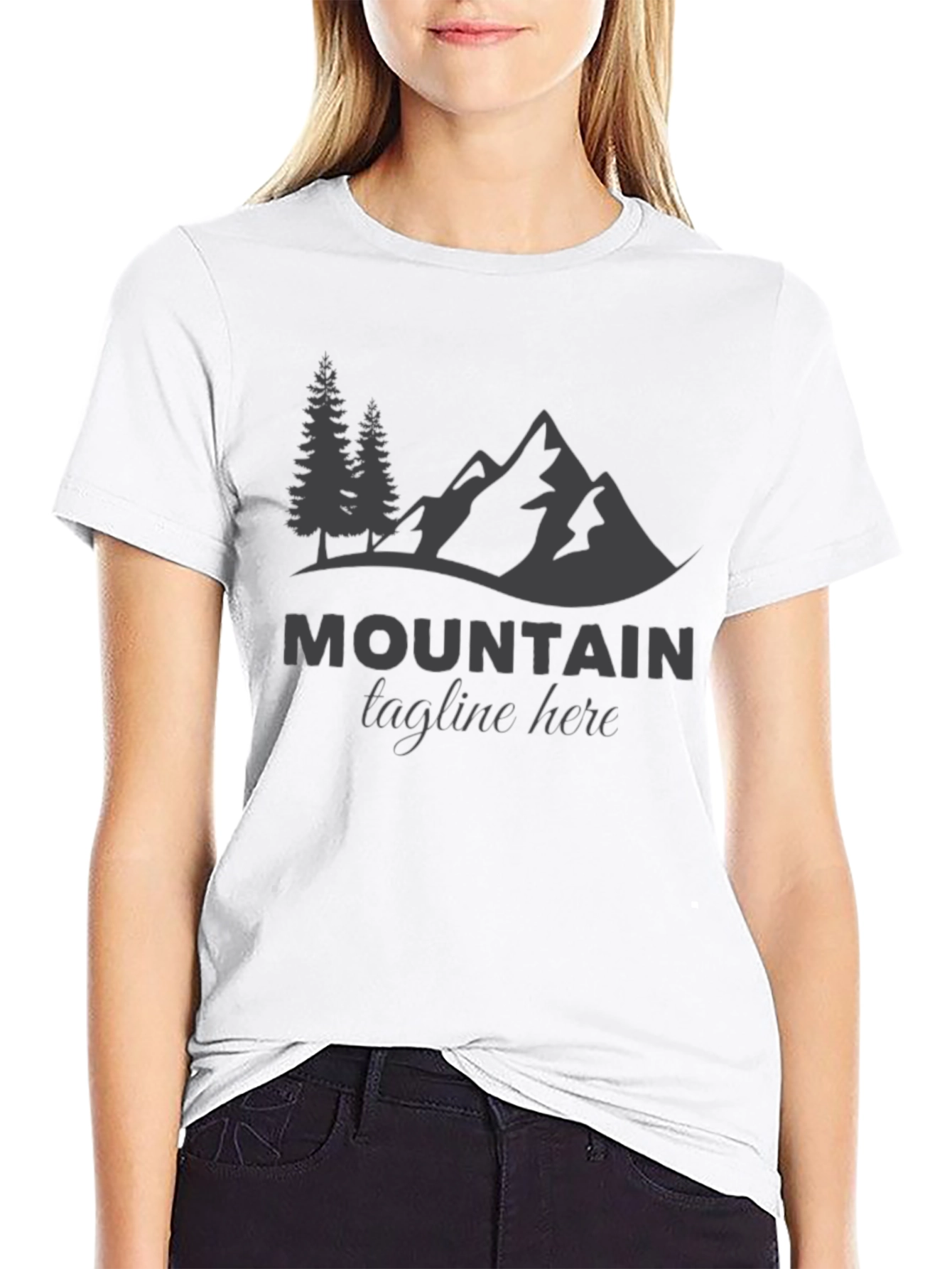 Mountain Graphic Black Tee
