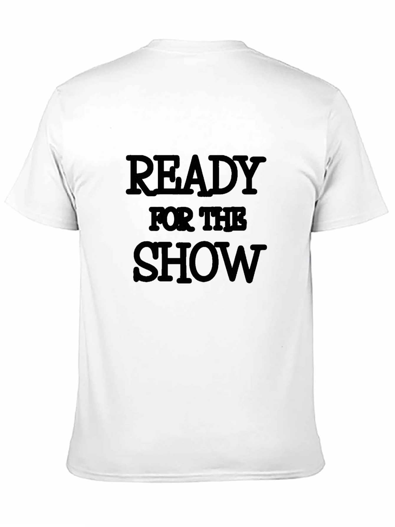Ready for the Show Black Graphic T-Shirt