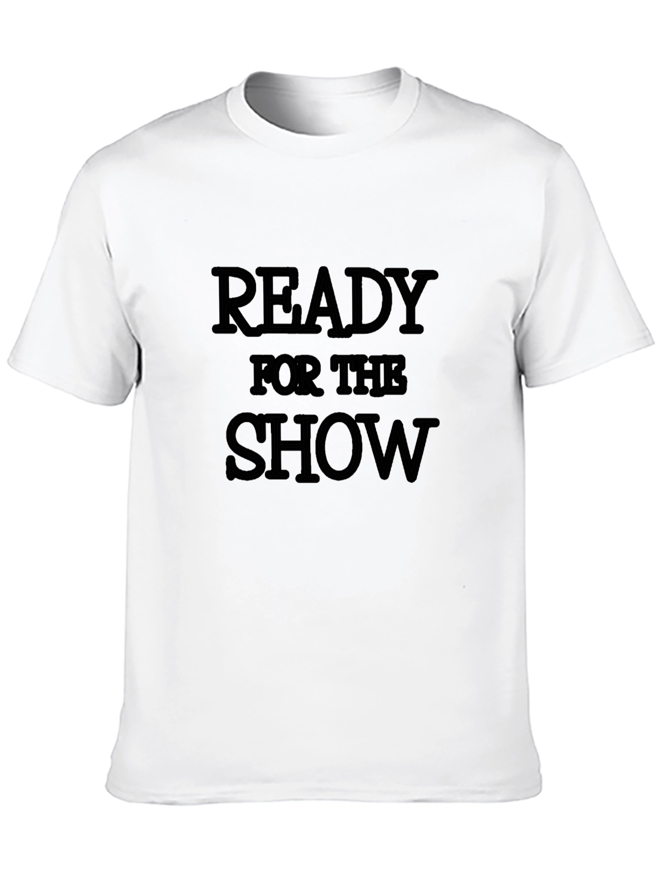 Ready for the Show Black Graphic T-Shirt