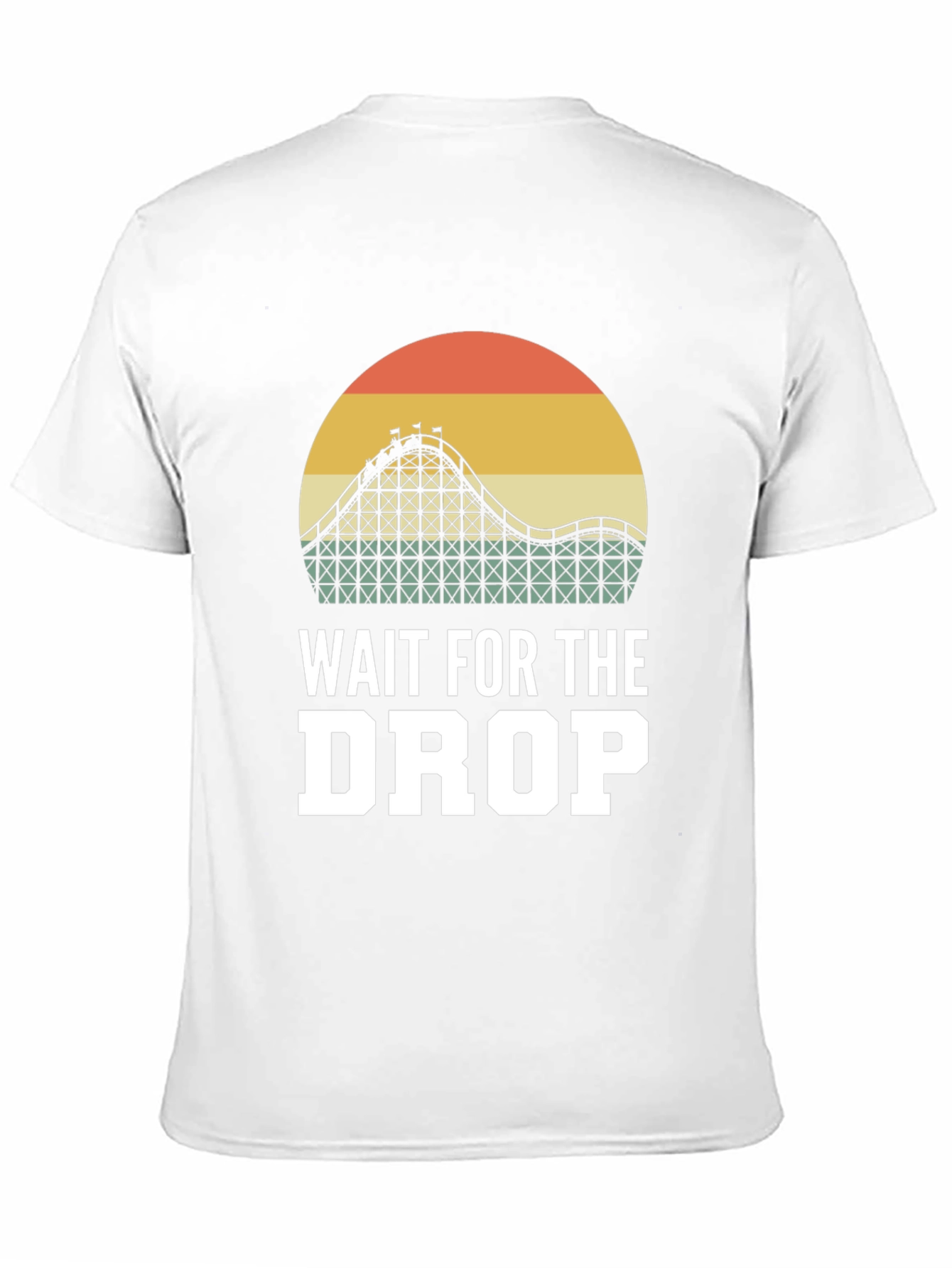 Wait For The Drop Roller Coaster Graphic Tee