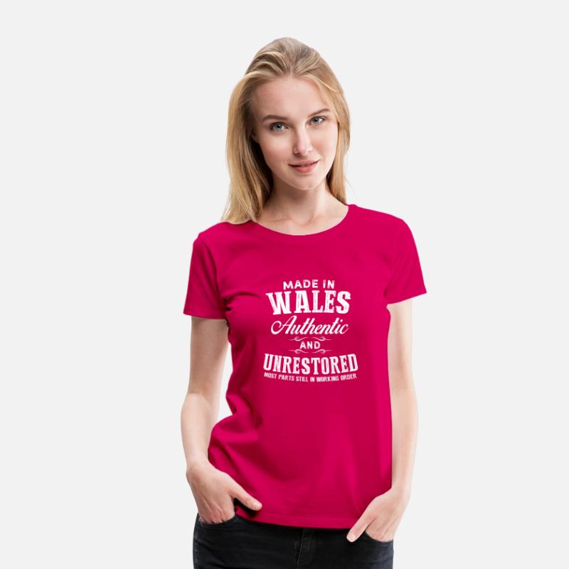 Wales - Made in Wales and unrestored t-shirt