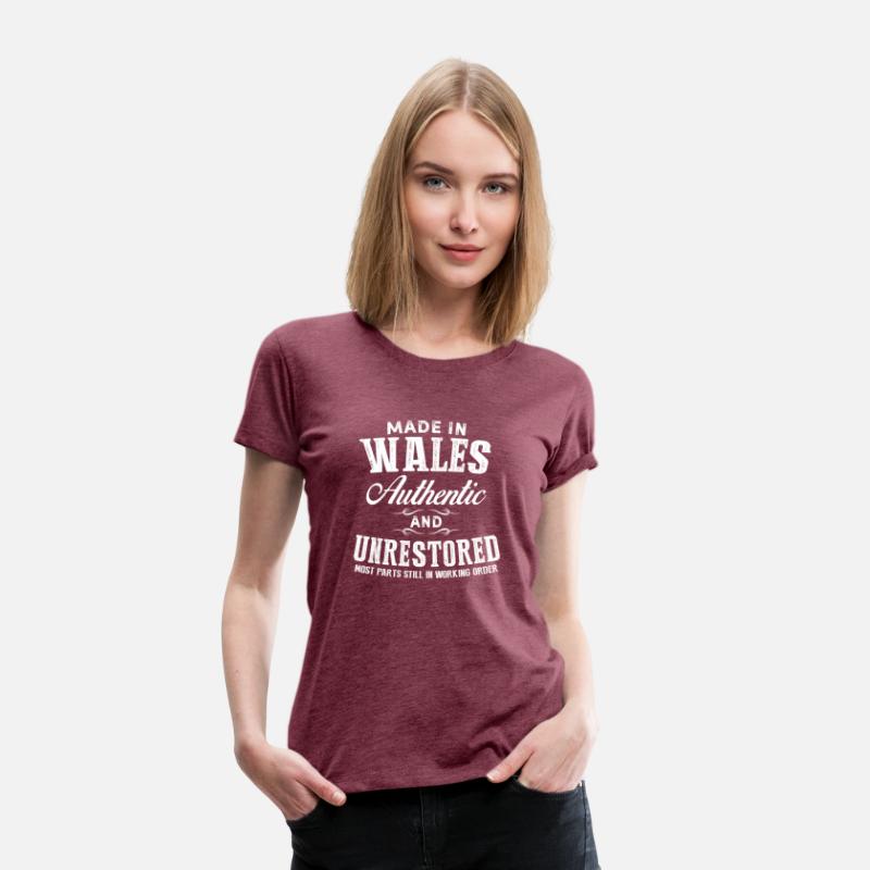 Wales - Made in Wales and unrestored t-shirt