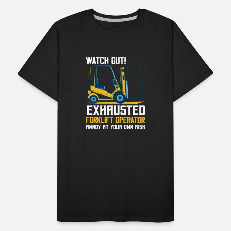 Watch Out! Exhausted Forklift Operator Forklifter
