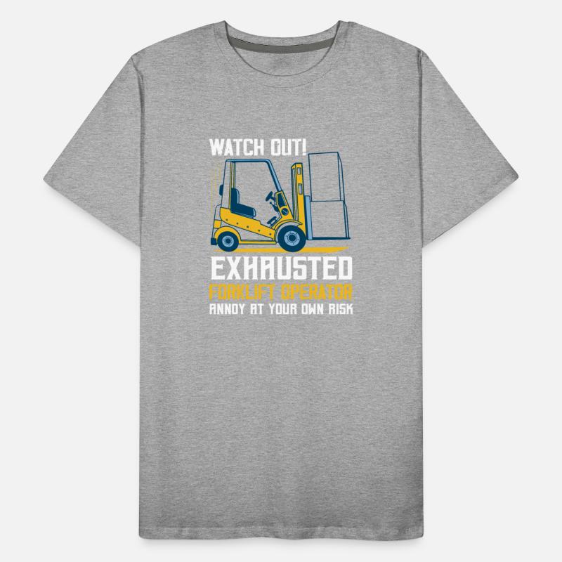 Watch Out! Exhausted Forklift Operator Forklifter