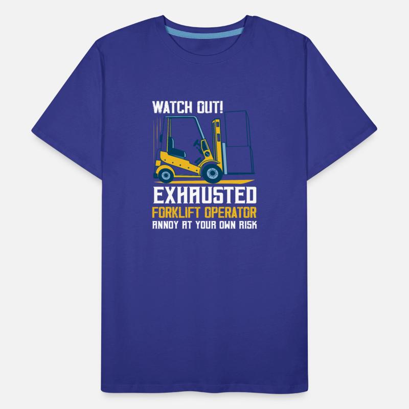 Watch Out! Exhausted Forklift Operator Forklifter